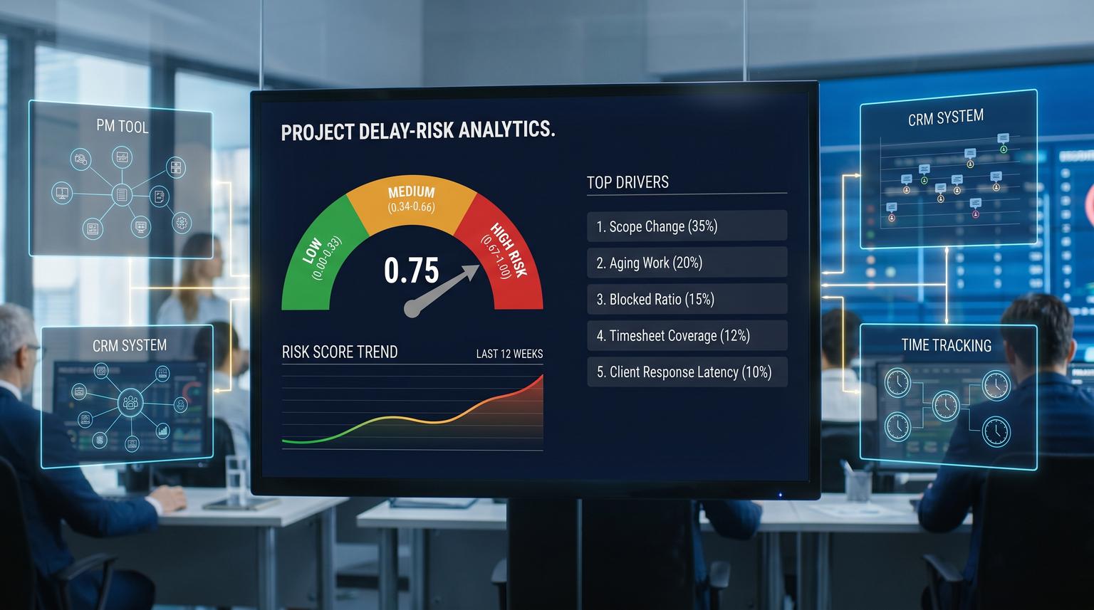 Projects That Slip Less A Practical Predictive Analytics System for Delivery Delay Escalations