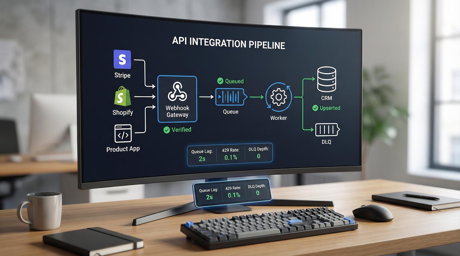 Stop Duplicate CRM Updates With a Webhook Gateway for Reliable API Development and Integration