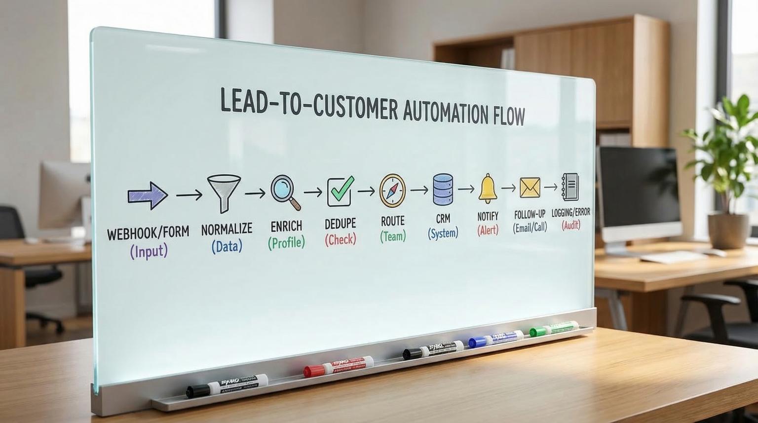 Make.com automation solutions for lead-to-customer workflows that convert faster