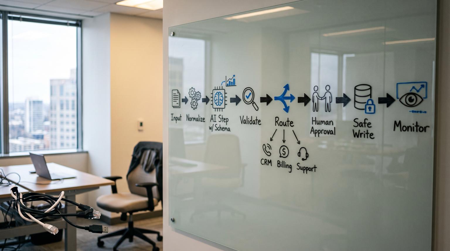 The AI Workflow Blueprint: How to Design Reliable, Governed AI Steps Inside Business Automations