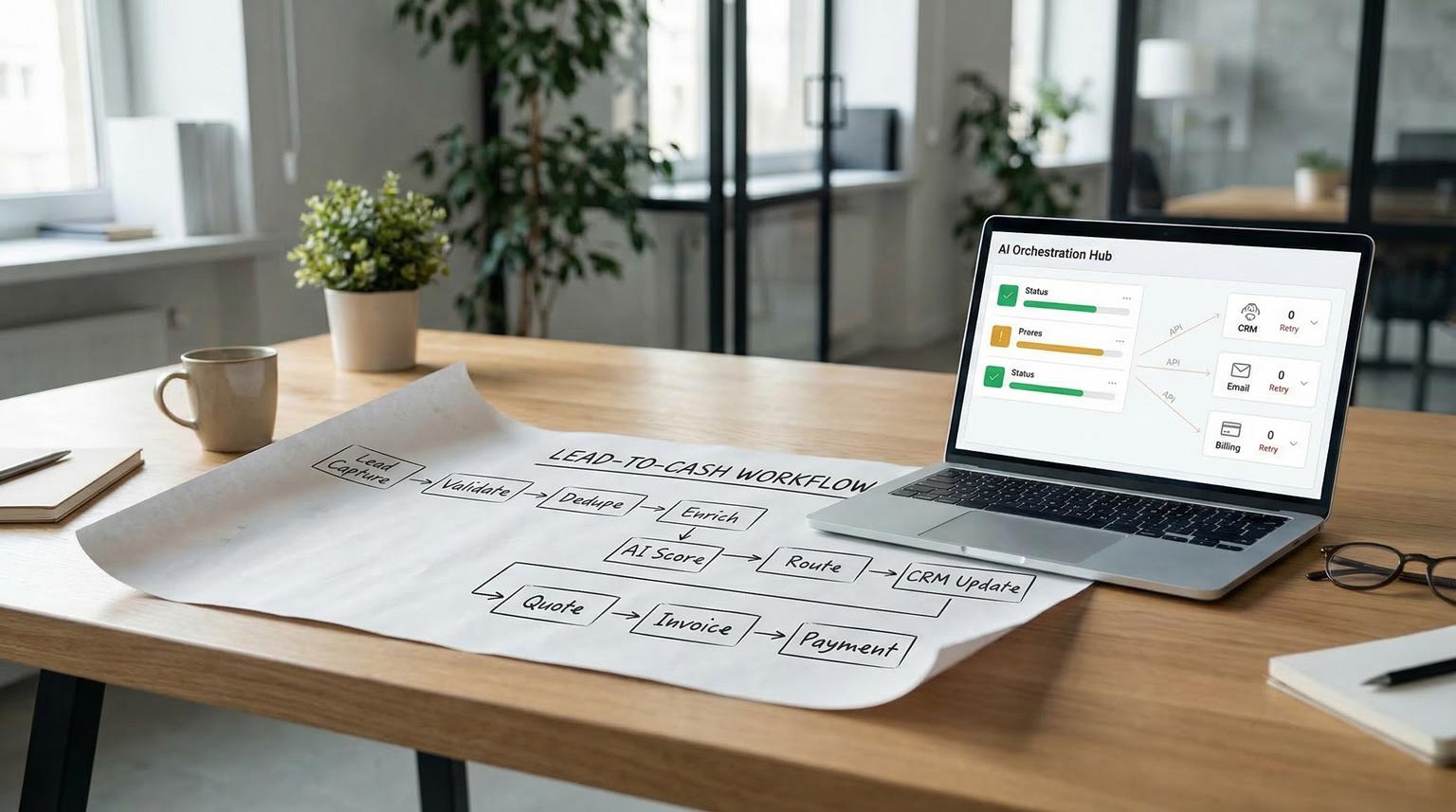 AI-Driven Business Process Optimization with n8n: A Practical Blueprint to Automate Lead-to-Cash