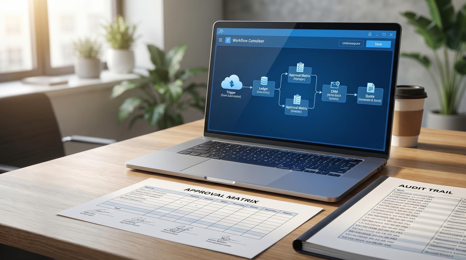 Stop discount approval chaos with B2B automation with Zapier that updates CRM and quotes