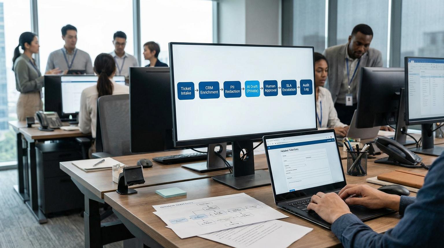 Reduce Support Handle Time With AI-Powered Customer Service Solutions That Assist Agents Not Chatbots