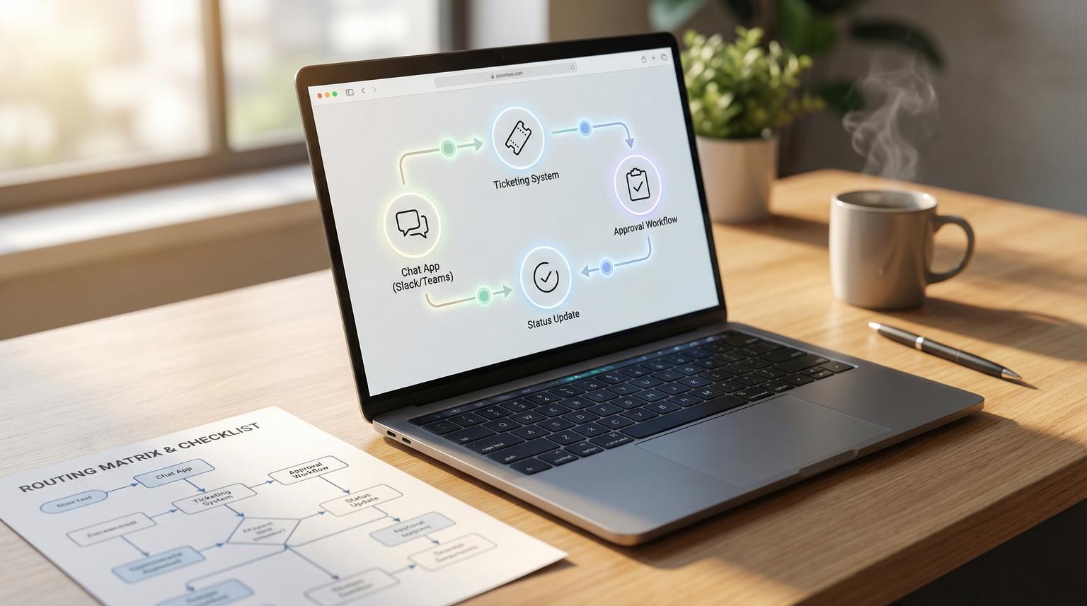 Stop Losing Internal Requests in Chat and Use Automation for Business Productivity That Creates Approved, Tracked Work