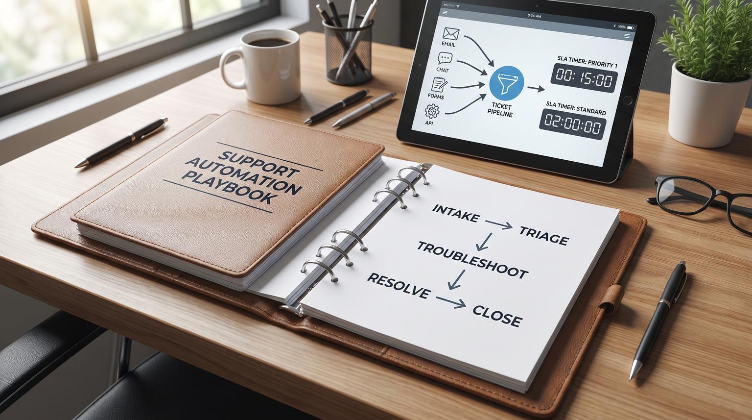 The Customer Support Automation Playbook: End-to-End Triage, Routing, SLAs, Knowledge, and Human Handoff