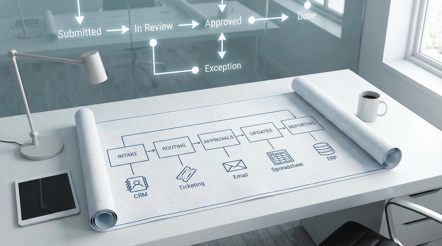 The Business Process Automation Blueprint: Map, Standardize, Automate, and Govern Cross-Functional Operations
