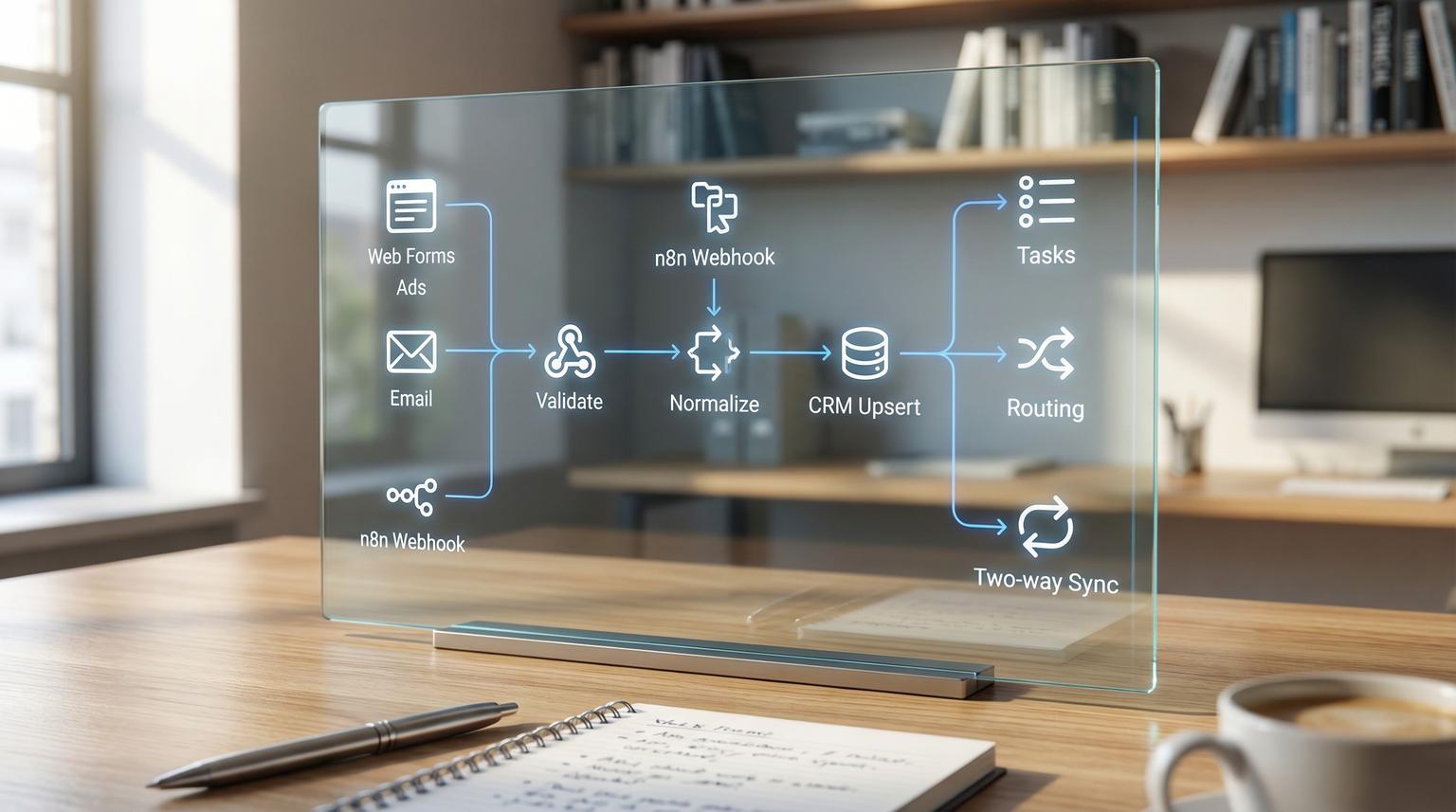 Automating CRM Workflows with n8n: Lead Capture, Deal Updates, Follow-Ups, and Clean Two-Way Sync
