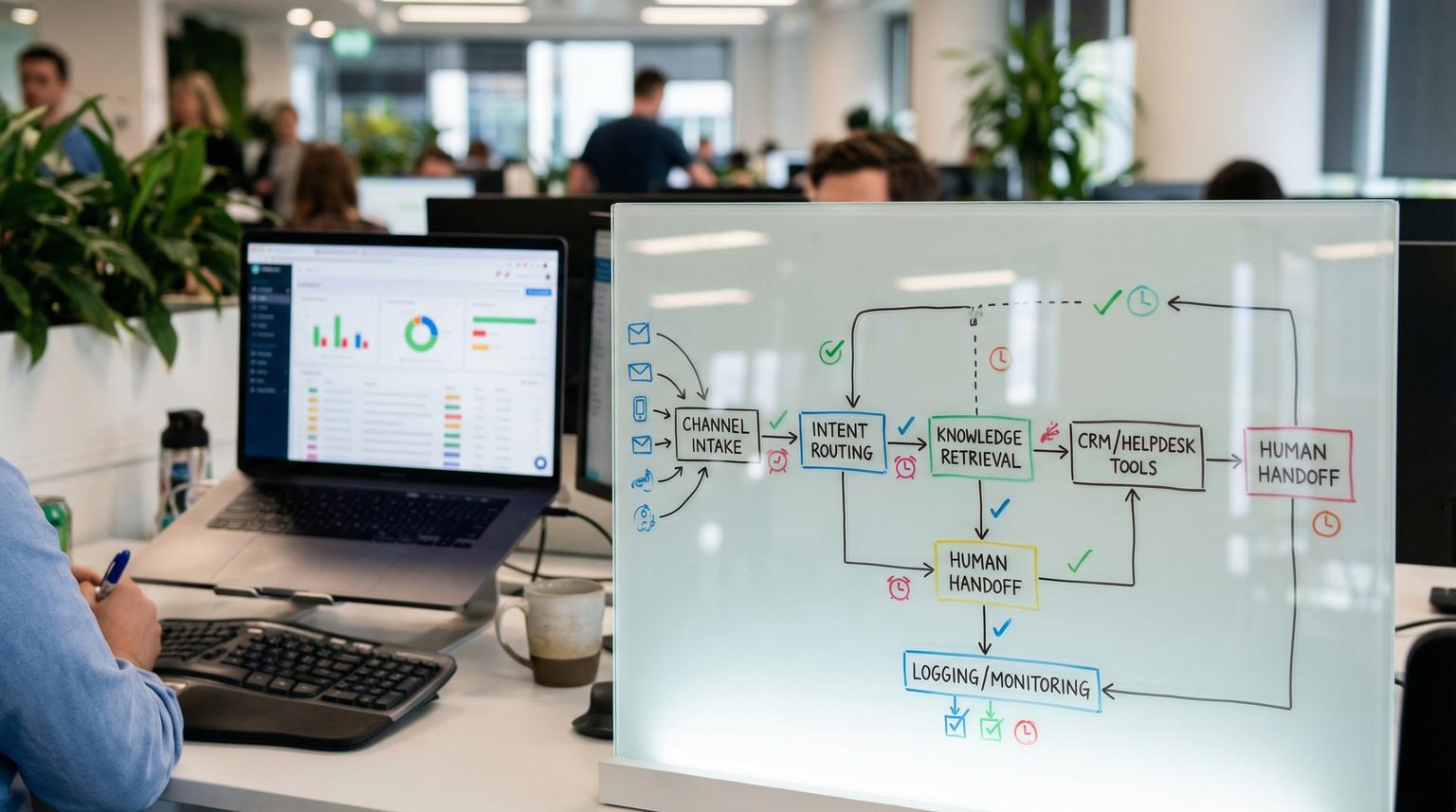 AI-Powered Chatbot Development for Support Automation in n8n: CRM Integration, Ticketing and Human Handoff