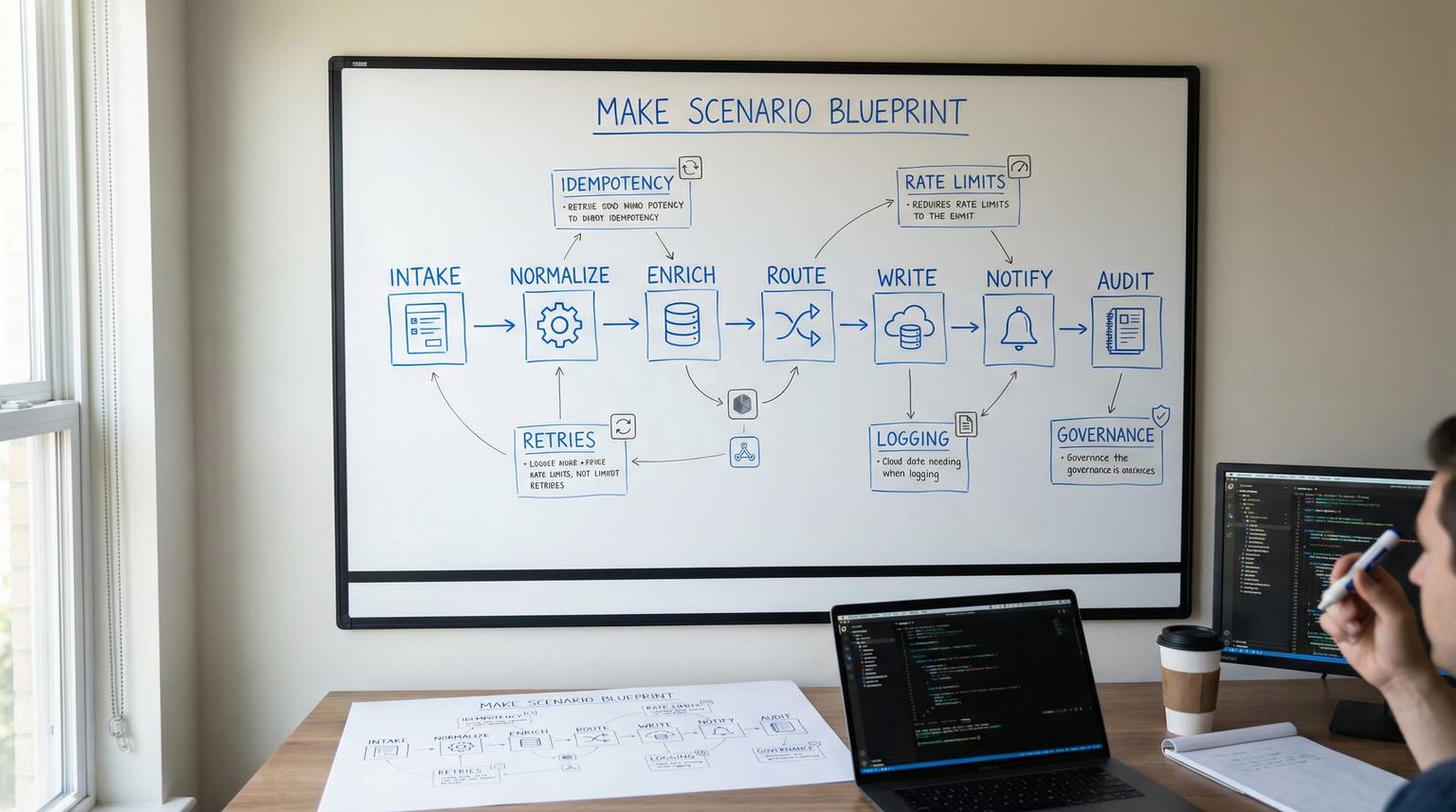 The Make.com Scenario Blueprint: A Reusable Framework for Production-Grade Automations