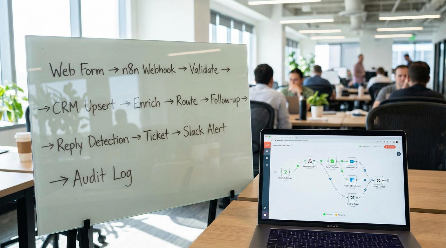 How an Automation Agency Builds an n8n Workflow That Handles Leads and Support Without Drop-Offs