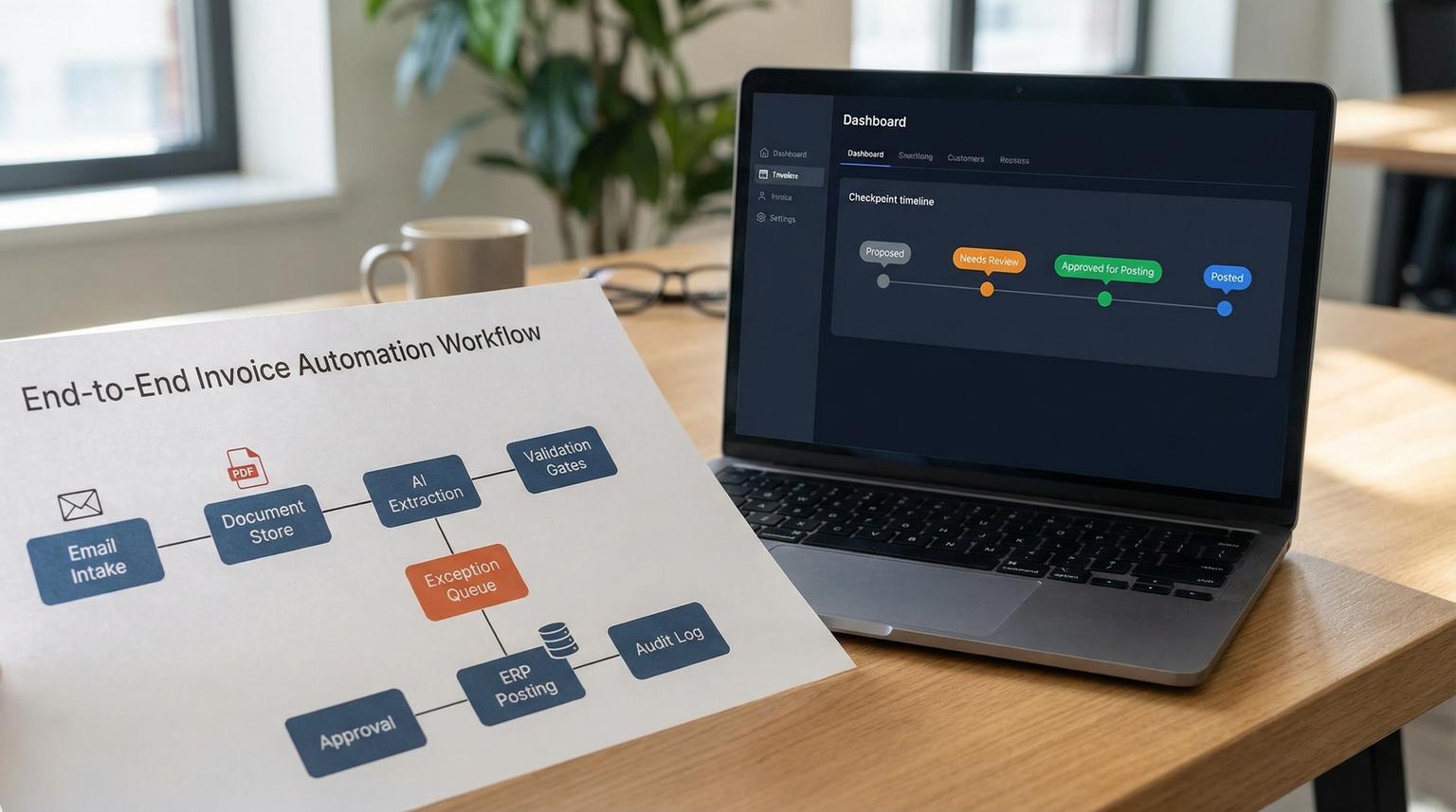 Stop Rekeying Invoices with Business Process Automation with AI That Finance Can Actually Trust