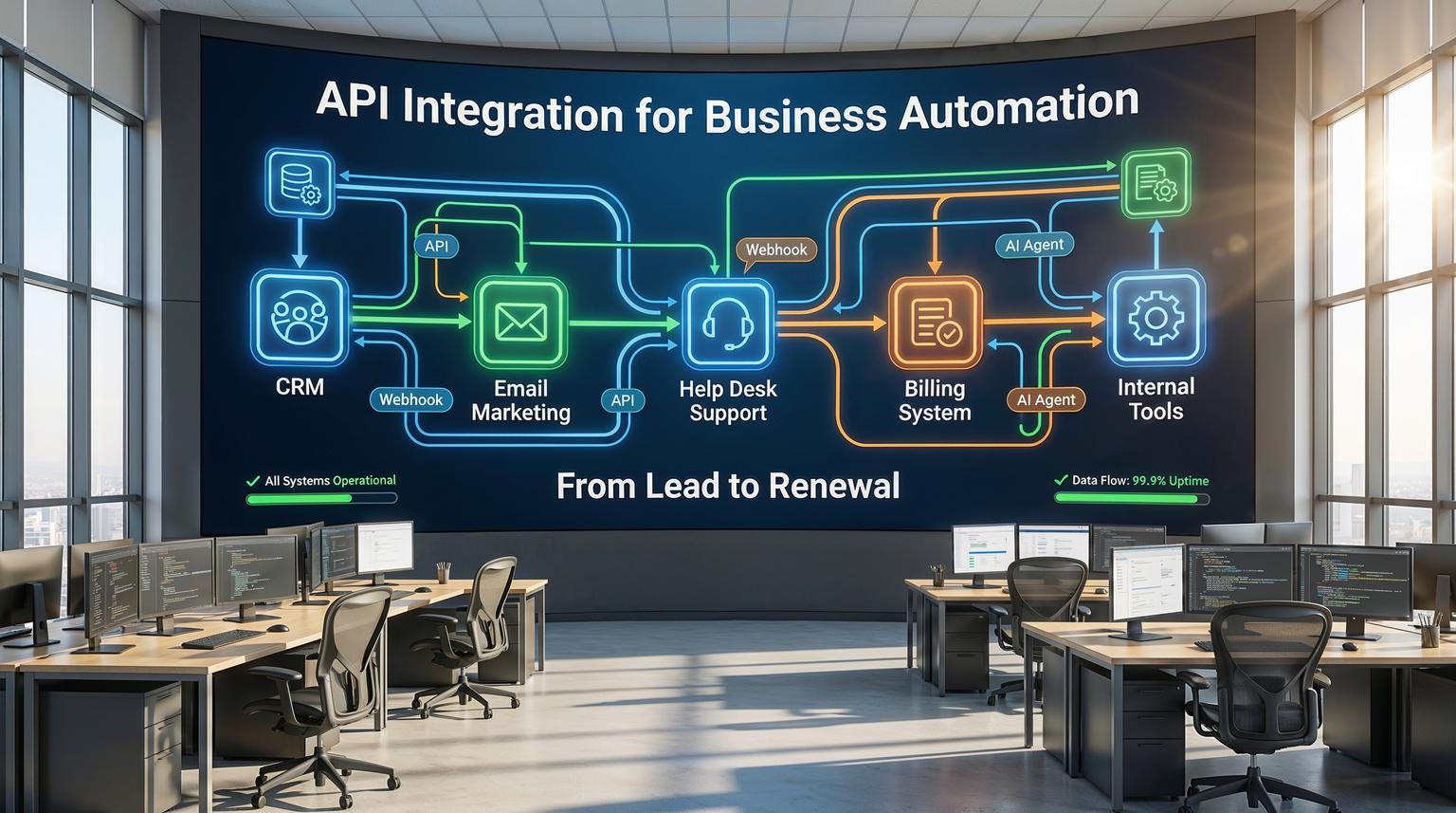 How To Use API Integration For Business Automation Across CRM, Email, And AI Journeys