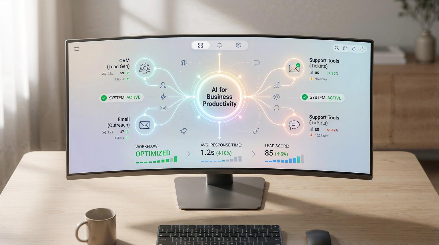 AI for Business Productivity: Practical n8n Workflows That Connect Your CRM, Email and Support