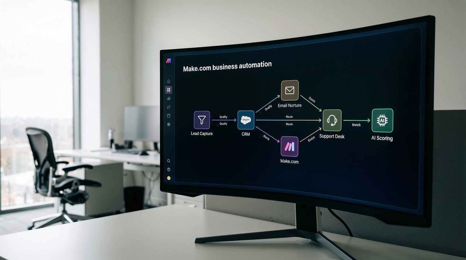 Make.com Business Automation: Real Workflows To Unite Your CRM, Email, and Support