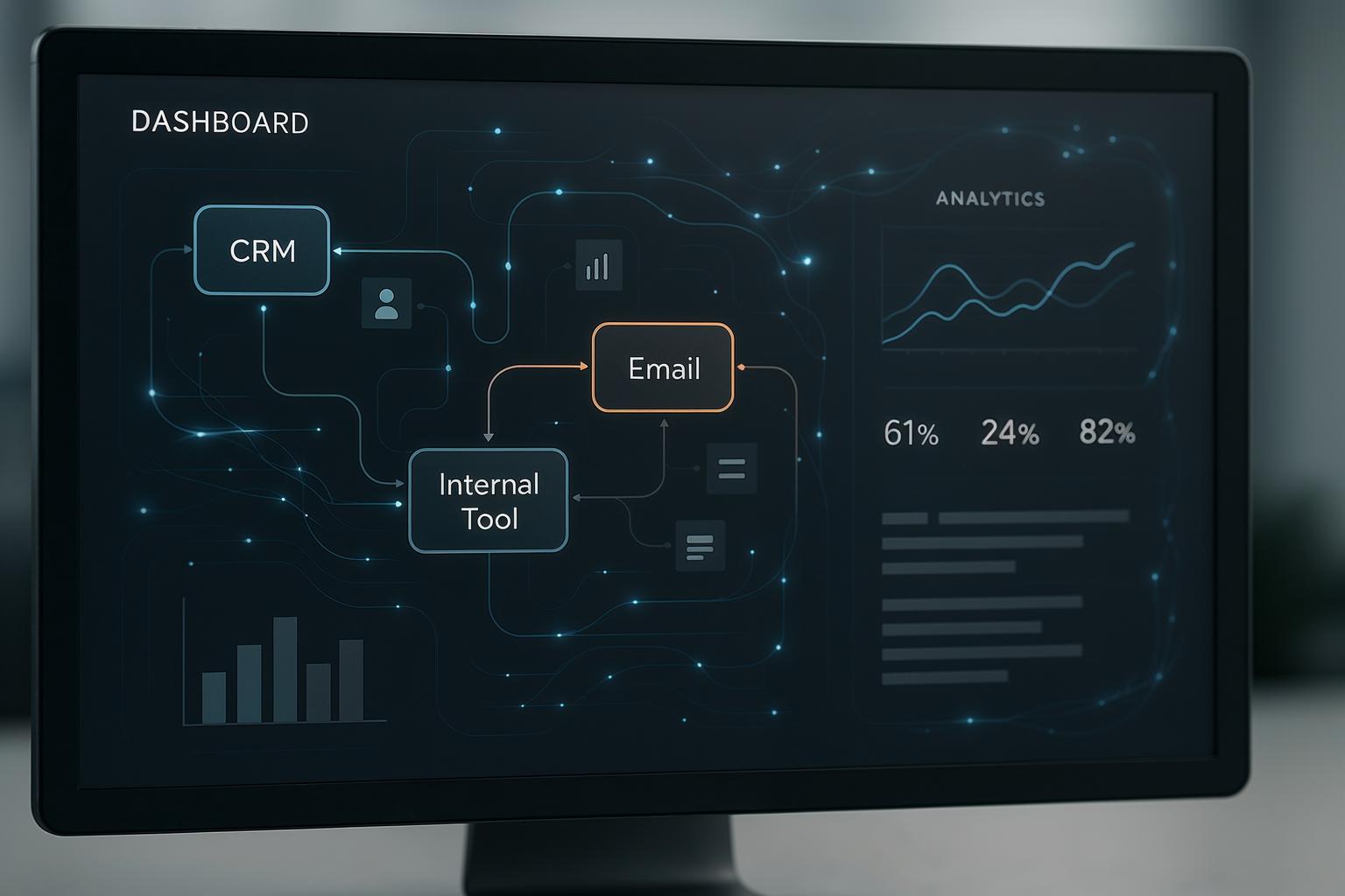 Business Process Automation with n8n: Connect CRM, Email, and Internal Tools for Seamless Workflows