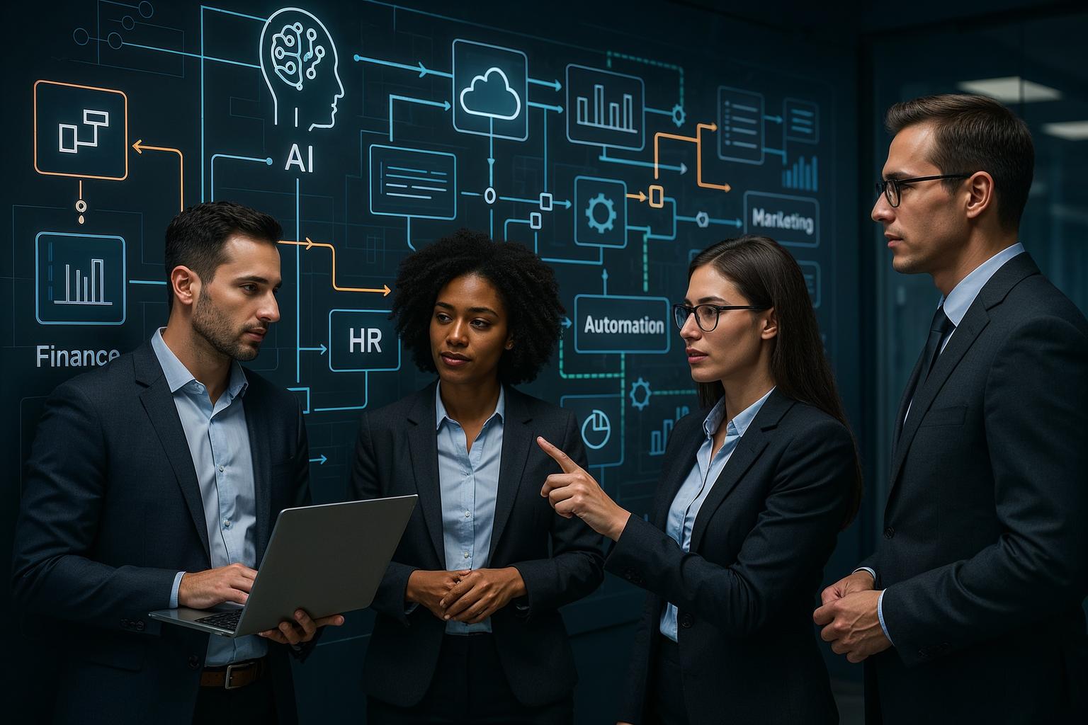 How No-Code Platforms Transform Business Process Automation: Enterprise Solutions for Finance, Supply Chain, HR, and Marketing Operations