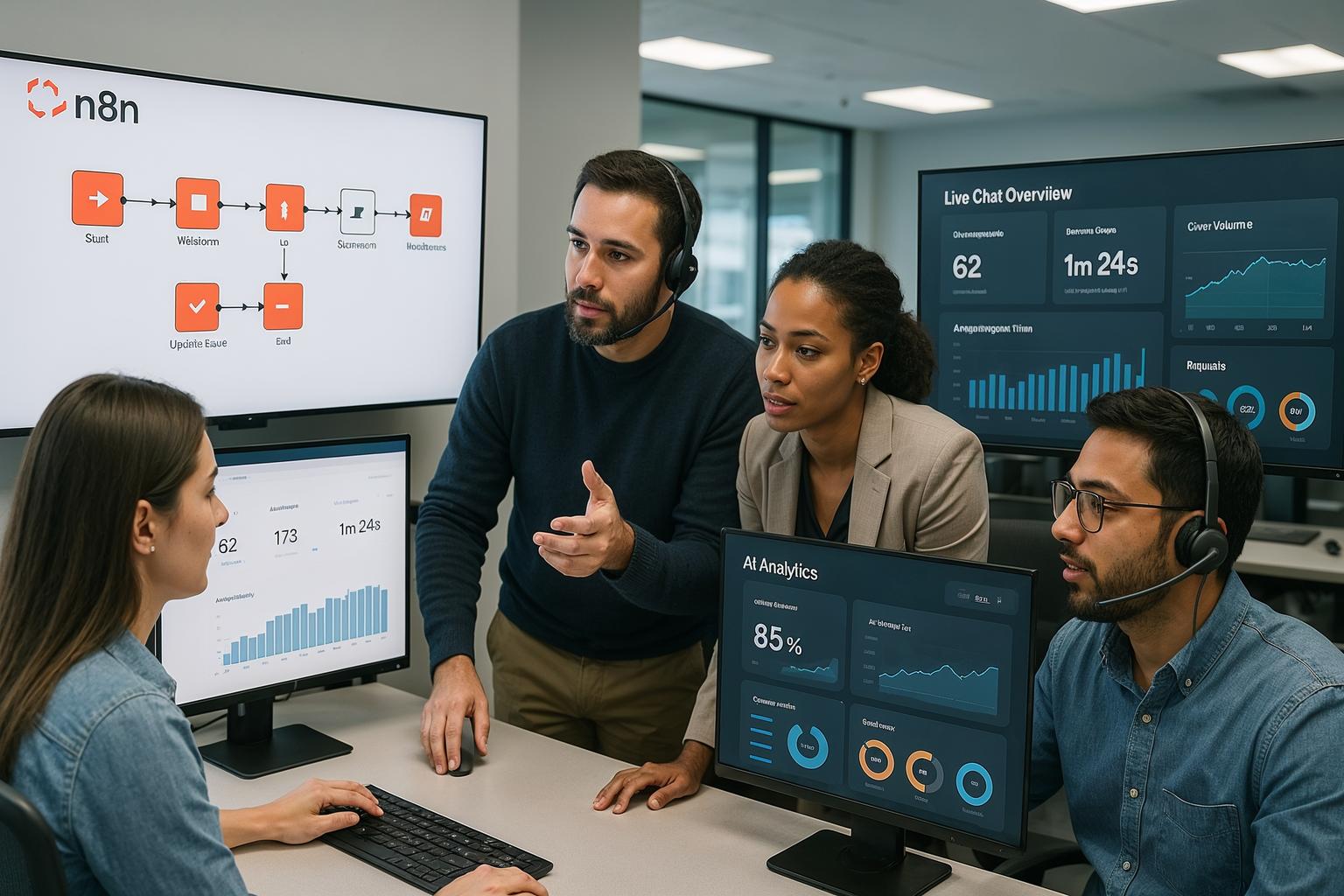 Automating Customer Service Workflows with n8n: Streamlining Support Operations for Business Growth in 2025