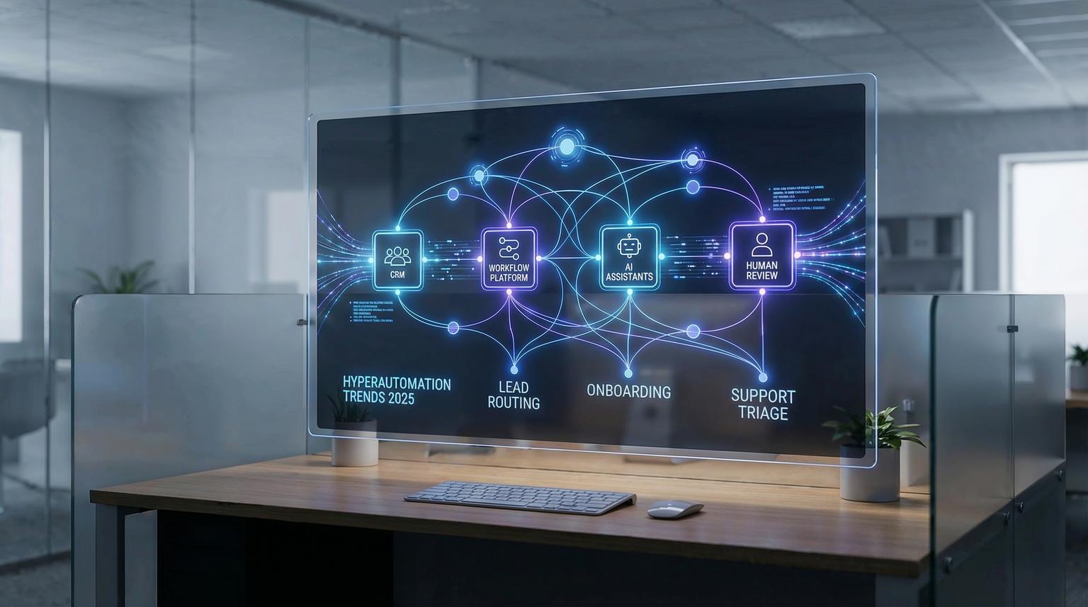 Hyperautomation Trends for 2025: Orchestrating End-to-End SME Workflows With n8n, CRMs, and AI Assistants