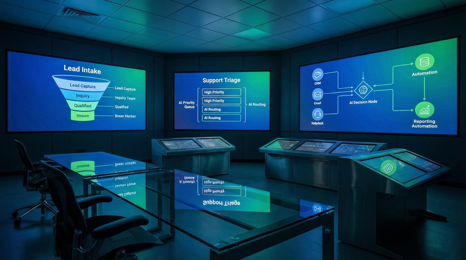 From Manual Chaos to Smart Systems: AI-Powered Business Process Automation for Leads, Support, and Reporting