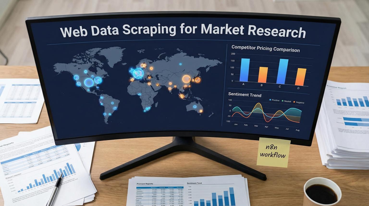 How to Use Automated Web Data Scraping for Market Research: Turn Online Signals Into Decisions With n8n and AI